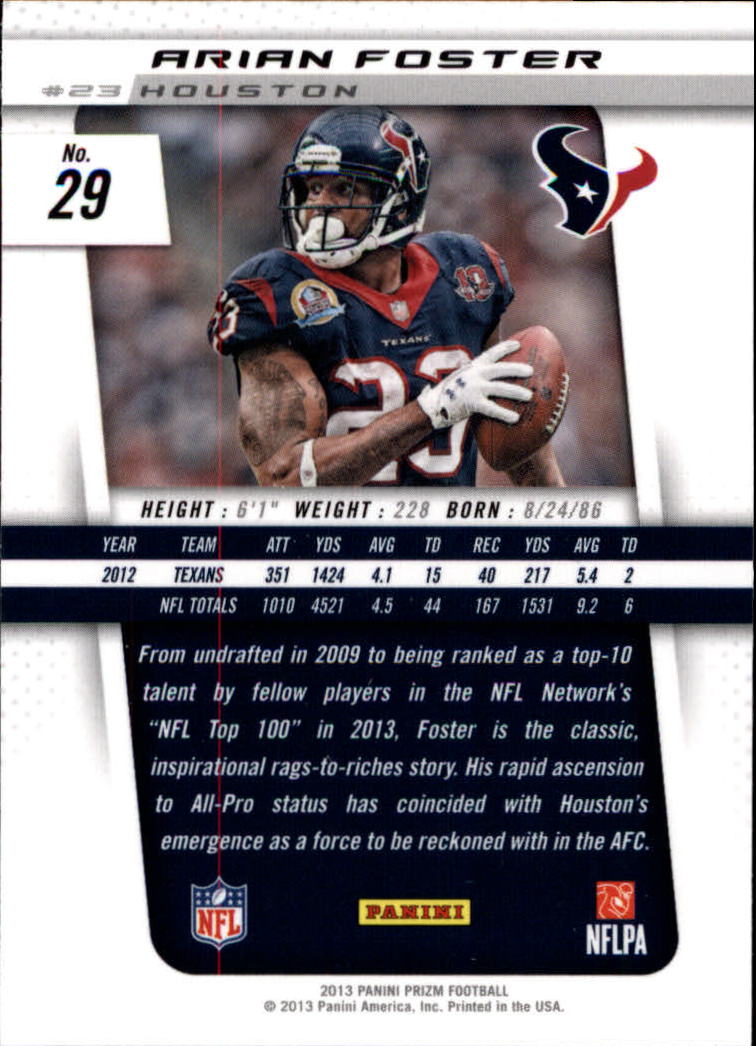 A7470- 2013 Panini Prizm FB Cards 1-300 +Rookies -You Pick- 15+ FREE US SHIP - Picture 51 of 445