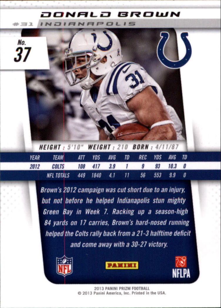 A7470- 2013 Panini Prizm FB Cards 1-300 +Rookies -You Pick- 15+ FREE US SHIP - Picture 67 of 445