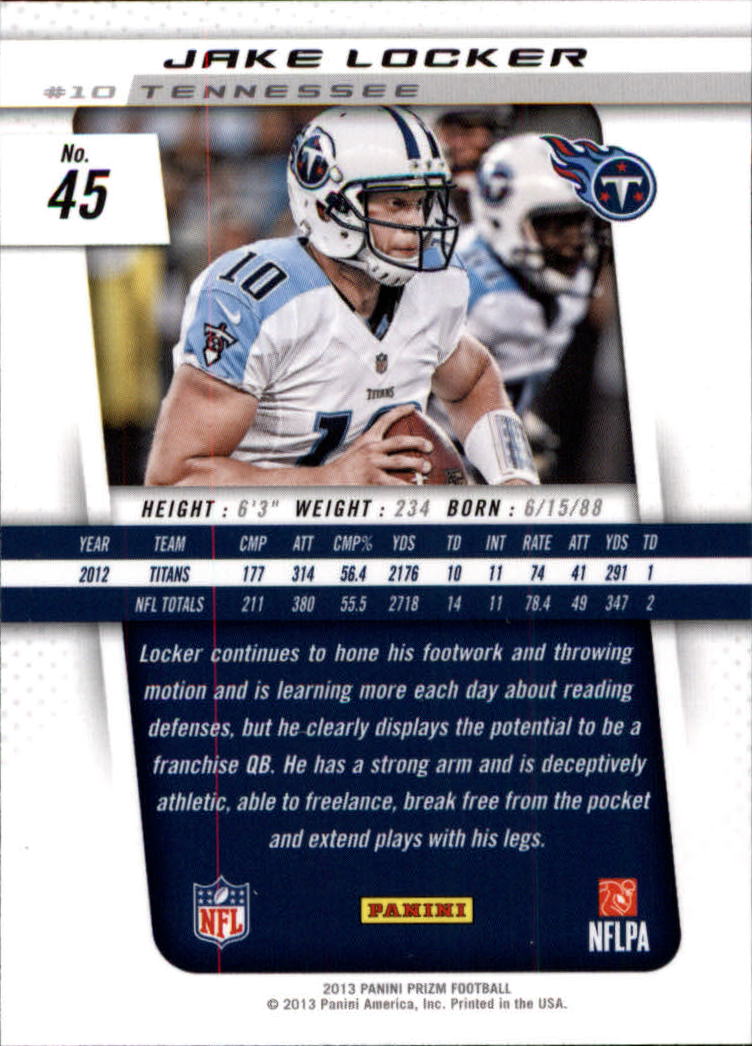 A7470- 2013 Panini Prizm FB Cards 1-300 +Rookies -You Pick- 15+ FREE US SHIP - Picture 81 of 445