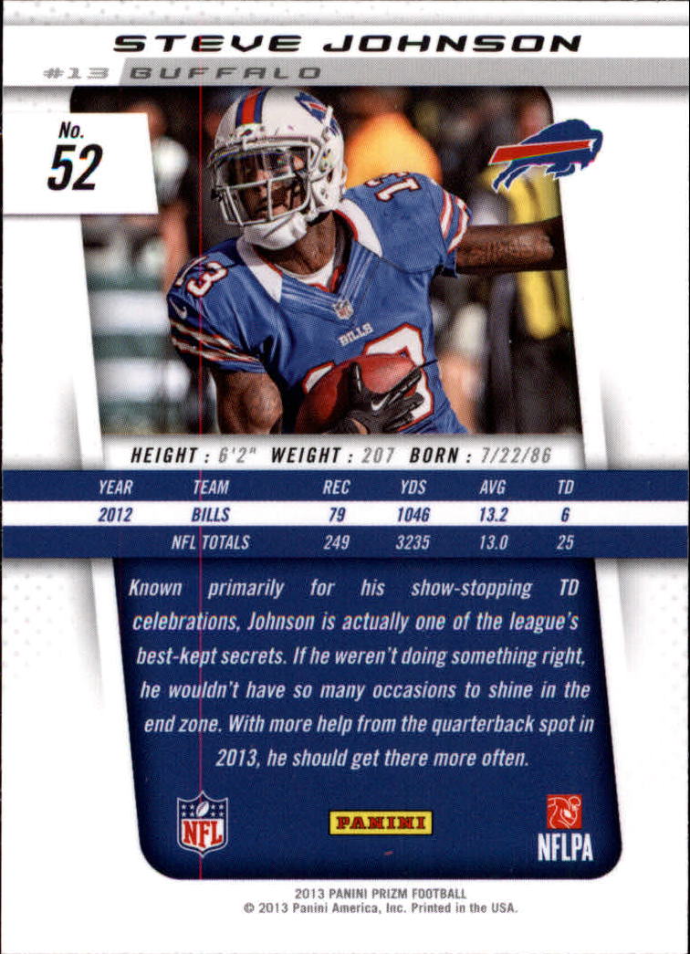 A7470- 2013 Panini Prizm FB Cards 1-300 +Rookies -You Pick- 15+ FREE US SHIP - Picture 95 of 445