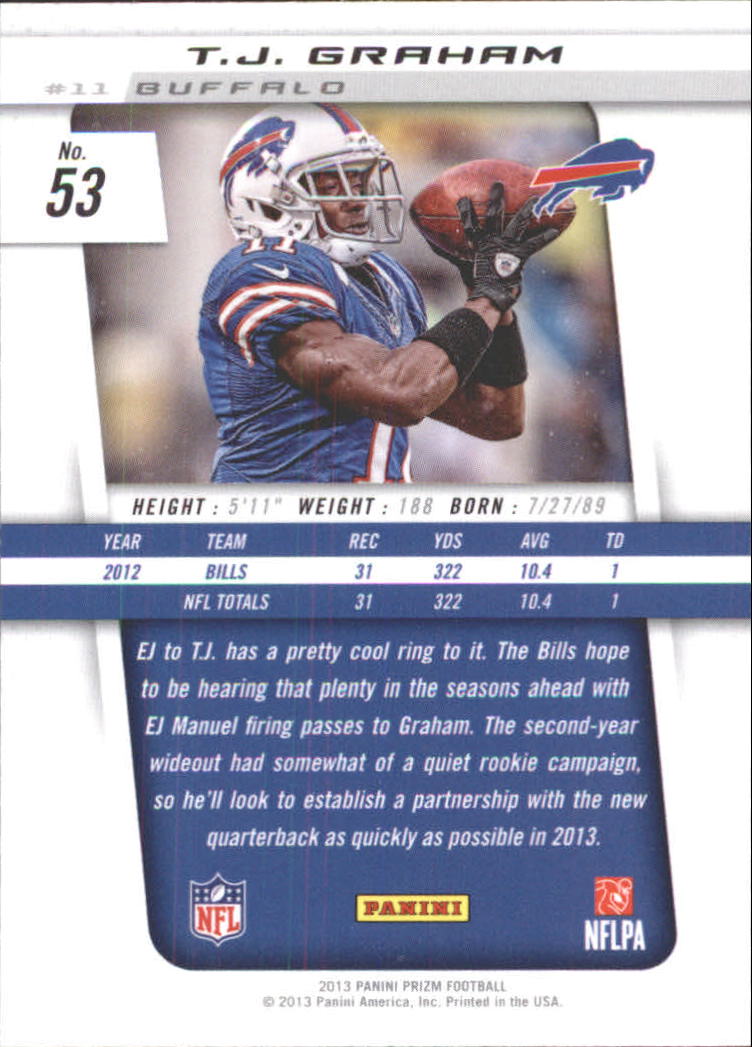 A7470- 2013 Panini Prizm FB Cards 1-300 +Rookies -You Pick- 15+ FREE US SHIP - Picture 97 of 445