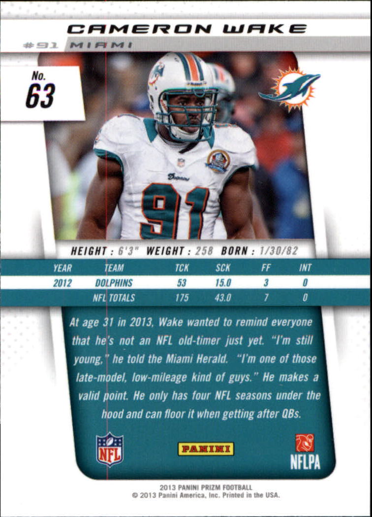 A7470- 2013 Panini Prizm FB Cards 1-300 +Rookies -You Pick- 15+ FREE US SHIP - Picture 115 of 445