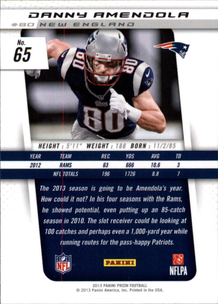 A7470- 2013 Panini Prizm FB Cards 1-300 +Rookies -You Pick- 15+ FREE US SHIP - Picture 117 of 445