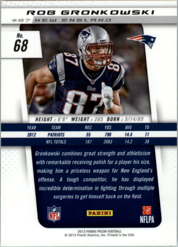 A7470- 2013 Panini Prizm FB Cards 1-300 +Rookies -You Pick- 15+ FREE US SHIP - Picture 123 of 445