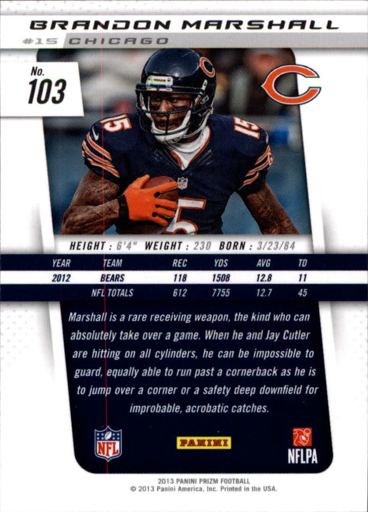 A7470- 2013 Panini Prizm FB Cards 1-300 +Rookies -You Pick- 15+ FREE US SHIP - Picture 181 of 445