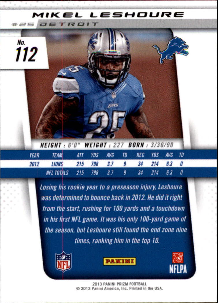 A7470- 2013 Panini Prizm FB Cards 1-300 +Rookies -You Pick- 15+ FREE US SHIP - Picture 197 of 445