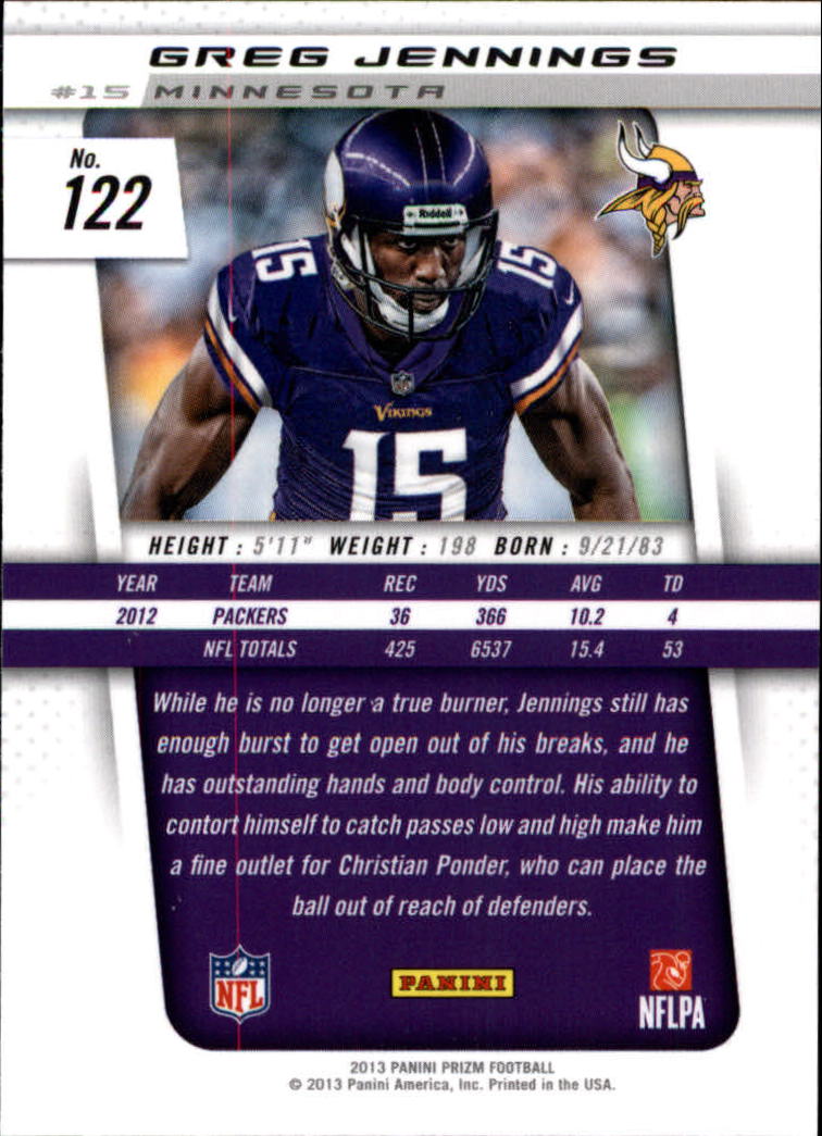 A7470- 2013 Panini Prizm FB Cards 1-300 +Rookies -You Pick- 15+ FREE US SHIP - Picture 211 of 445