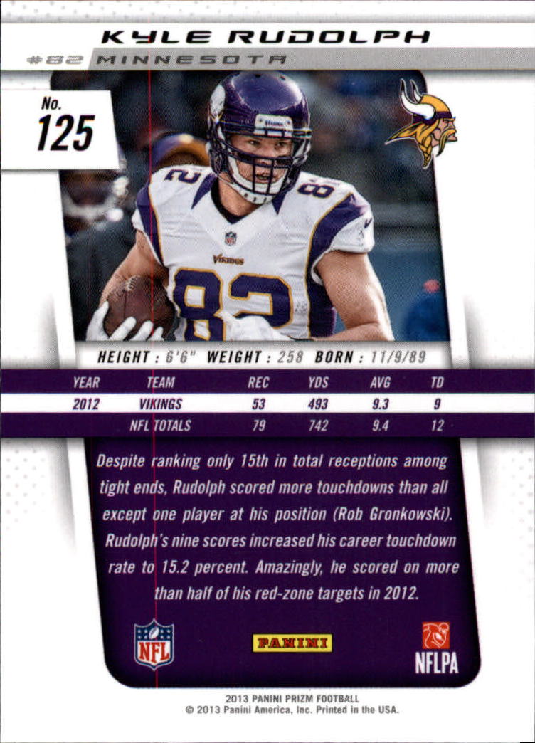 A7470- 2013 Panini Prizm FB Cards 1-300 +Rookies -You Pick- 15+ FREE US SHIP - Picture 215 of 445