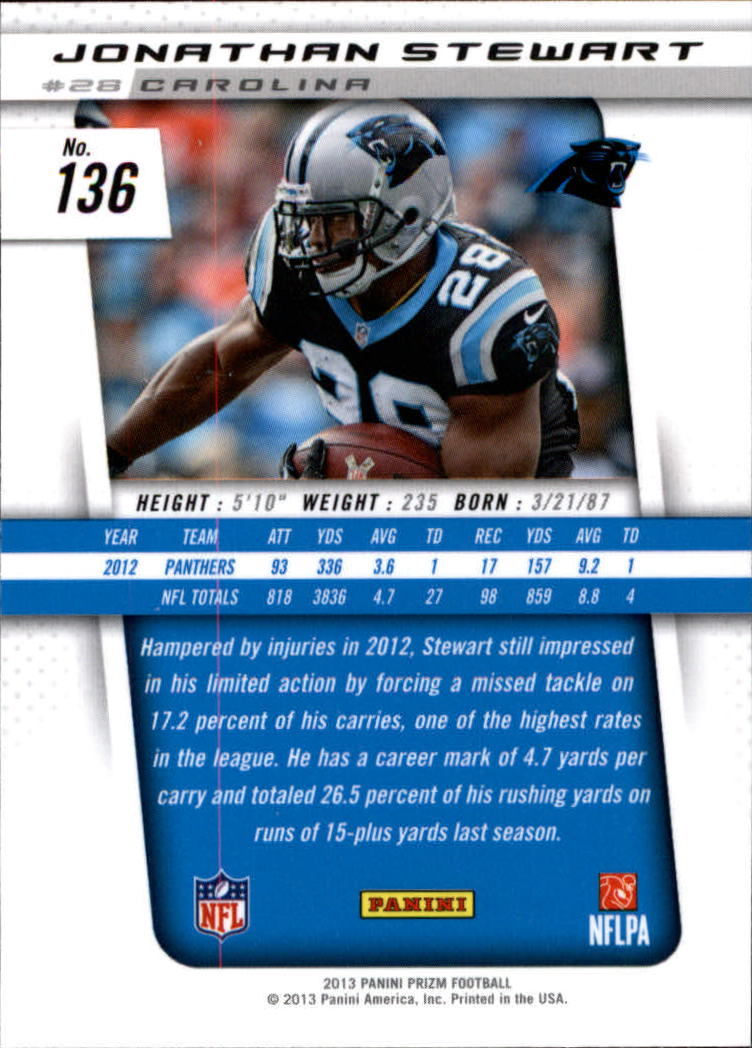 A7470- 2013 Panini Prizm FB Cards 1-300 +Rookies -You Pick- 15+ FREE US SHIP - Picture 233 of 445