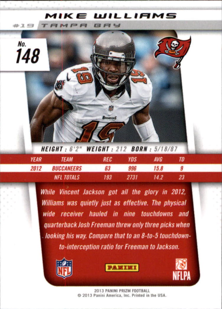 A7470- 2013 Panini Prizm FB Cards 1-300 +Rookies -You Pick- 15+ FREE US SHIP - Picture 253 of 445
