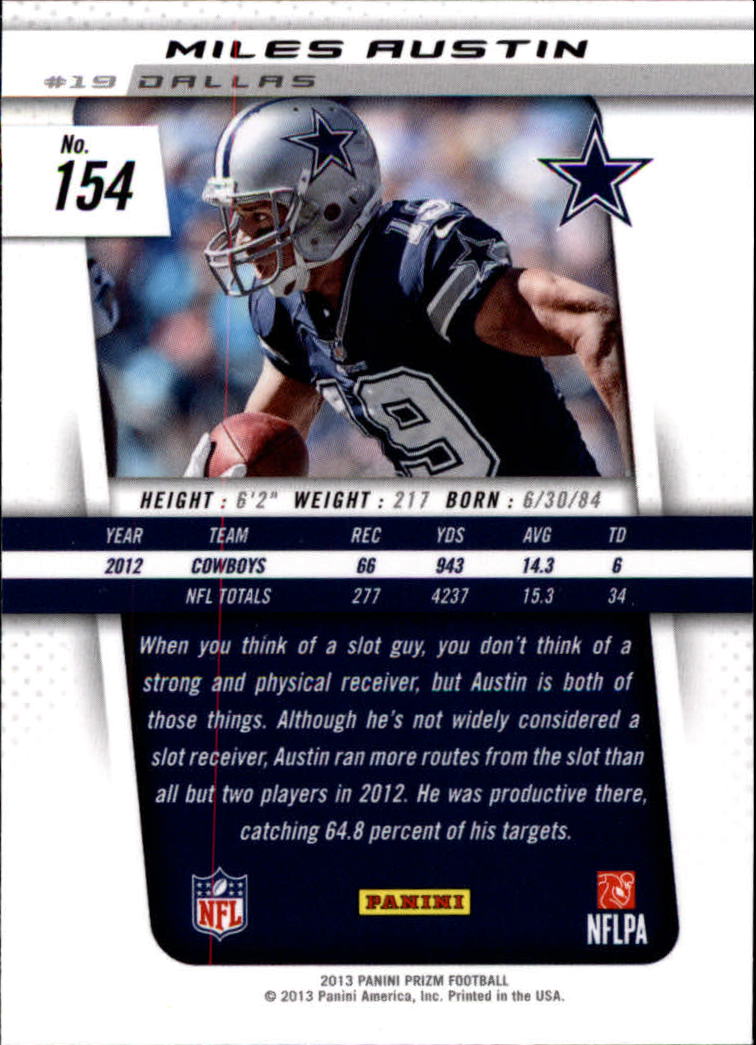 A7470- 2013 Panini Prizm FB Cards 1-300 +Rookies -You Pick- 15+ FREE US SHIP - Picture 261 of 445