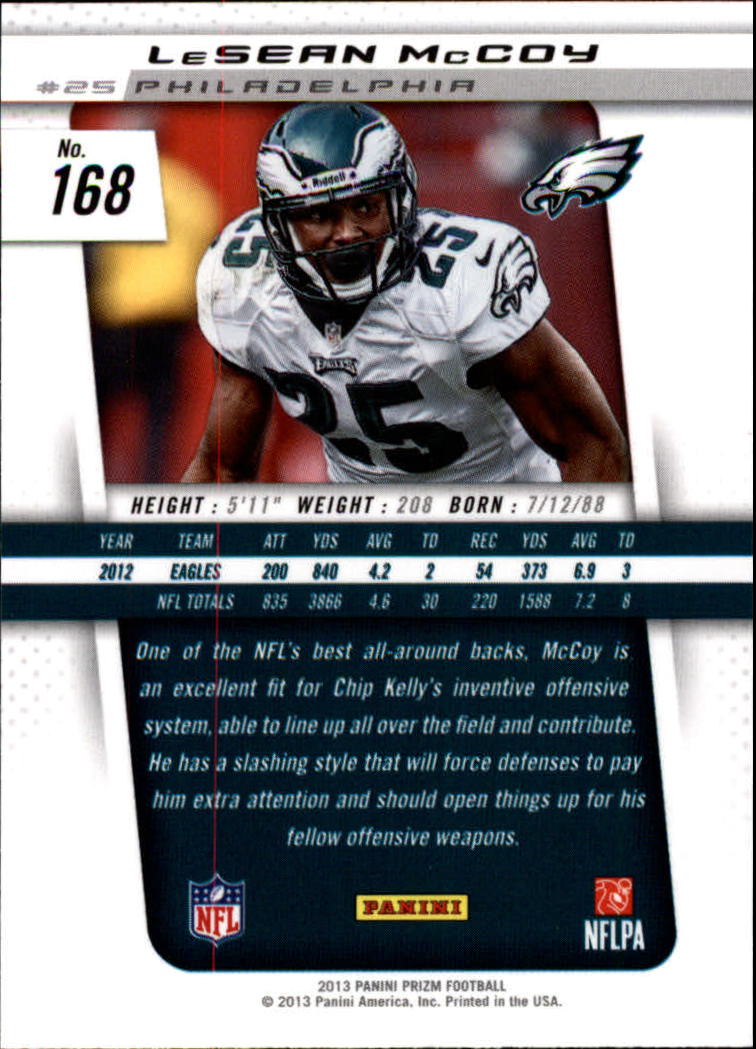 A7470- 2013 Panini Prizm FB Cards 1-300 +Rookies -You Pick- 15+ FREE US SHIP - Picture 283 of 445