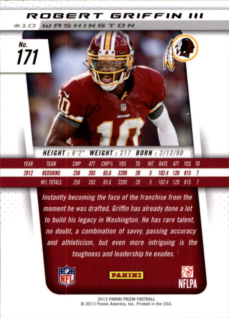 A7470- 2013 Panini Prizm FB Cards 1-300 +Rookies -You Pick- 15+ FREE US SHIP - Picture 285 of 445