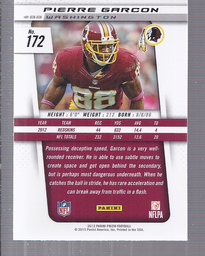 A7470- 2013 Panini Prizm FB Cards 1-300 +Rookies -You Pick- 15+ FREE US SHIP - Picture 287 of 445