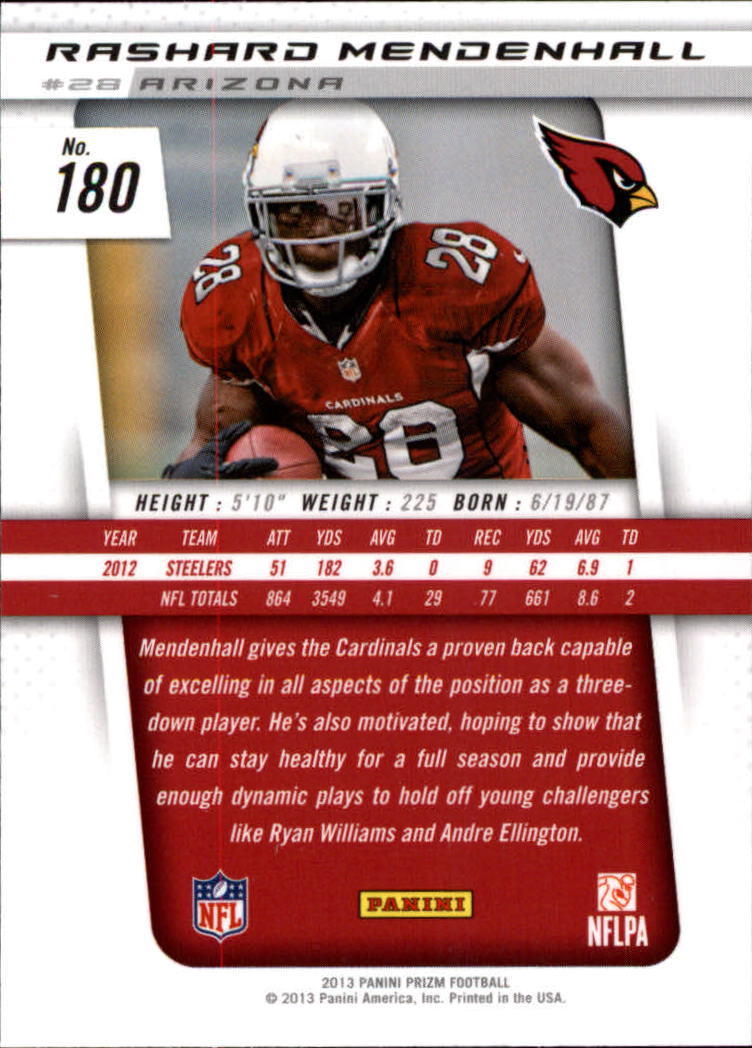 A7470- 2013 Panini Prizm FB Cards 1-300 +Rookies -You Pick- 15+ FREE US SHIP - Picture 303 of 445