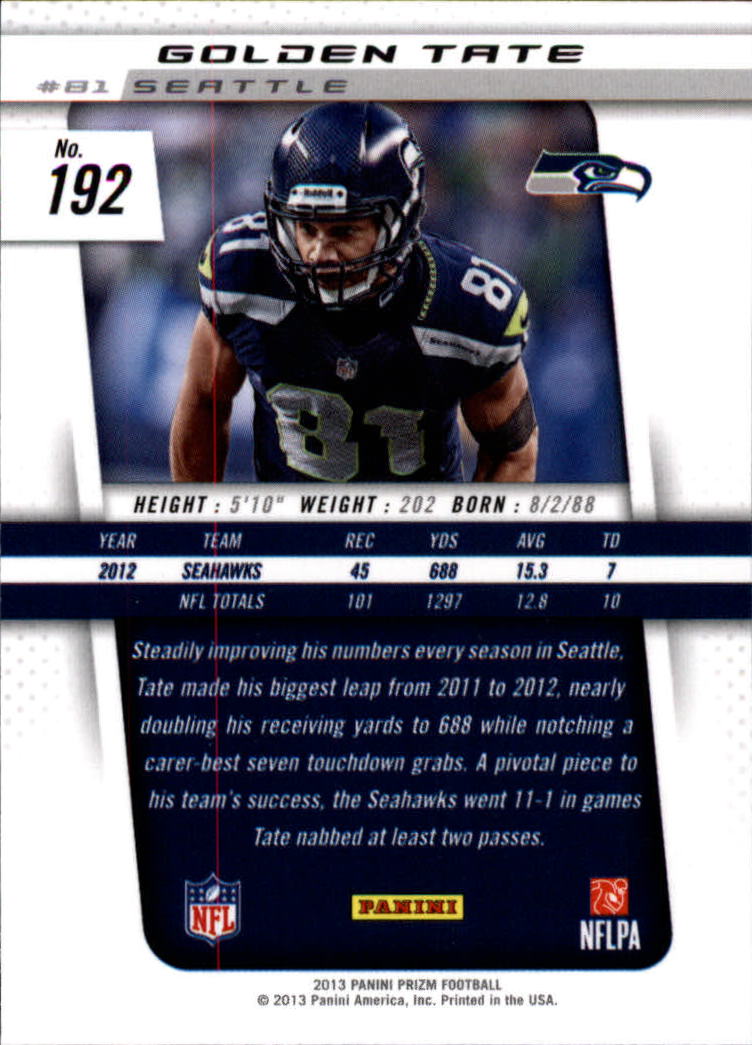A7470- 2013 Panini Prizm FB Cards 1-300 +Rookies -You Pick- 15+ FREE US SHIP - Picture 319 of 445