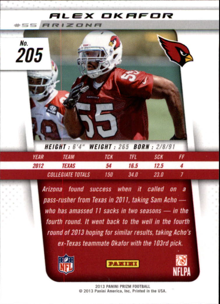 A7470- 2013 Panini Prizm FB Cards 1-300 +Rookies -You Pick- 15+ FREE US SHIP - Picture 333 of 445