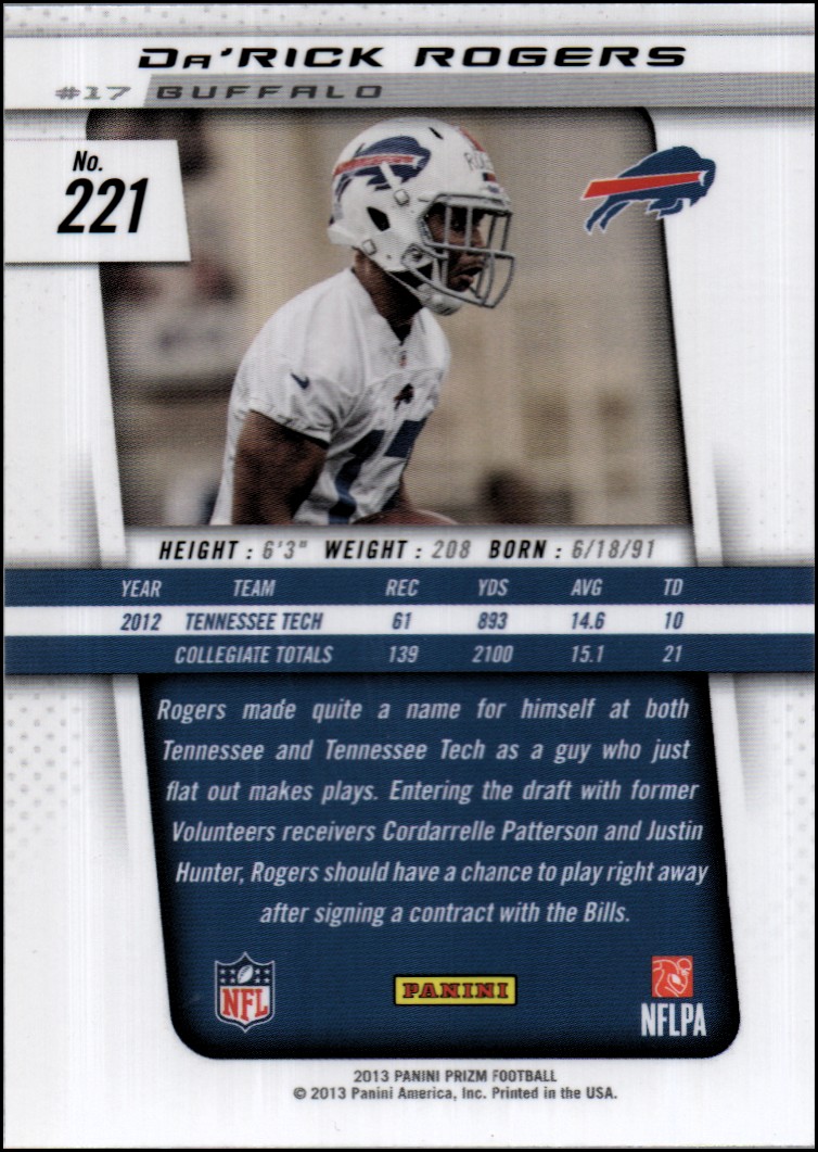 A7470- 2013 Panini Prizm FB Cards 1-300 +Rookies -You Pick- 15+ FREE US SHIP - Picture 353 of 445