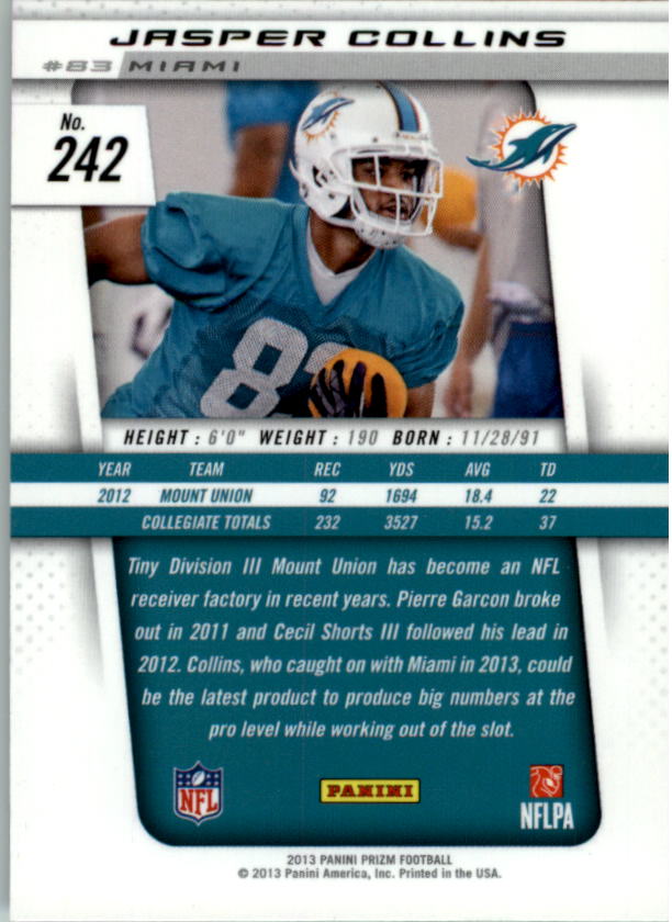A7470- 2013 Panini Prizm FB Cards 1-300 +Rookies -You Pick- 15+ FREE US SHIP - Picture 373 of 445