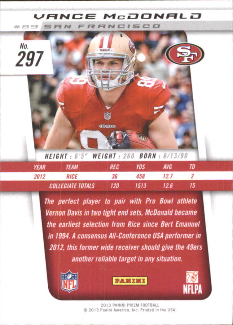 A7470- 2013 Panini Prizm FB Cards 1-300 +Rookies -You Pick- 15+ FREE US SHIP - Picture 441 of 445