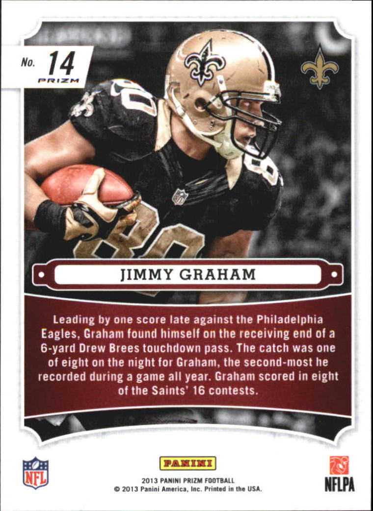 2013 Panini Prizm Monday Night Heroes Prizms #14 Jimmy Graham