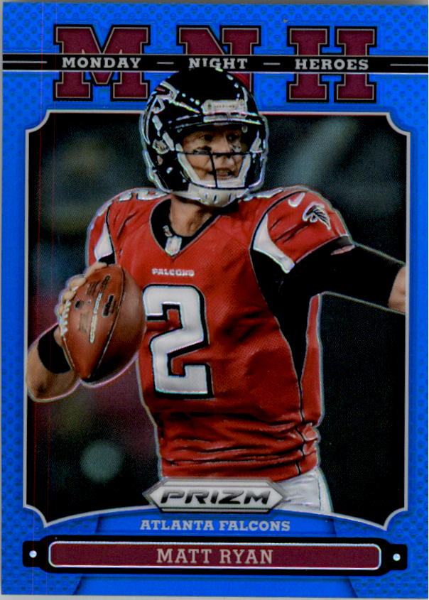 2013 Panini Prizm Monday Night Heroes Prizms Blue #3 Matt Ryan