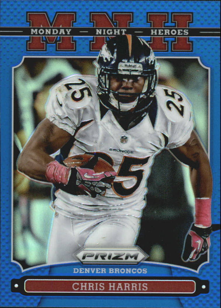 2013 Panini Prizm Monday Night Heroes Prizms Blue #9 Chris Harris