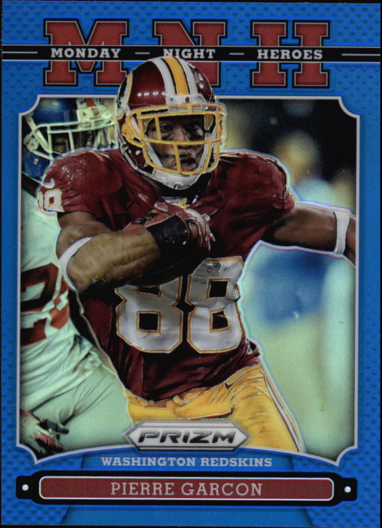 2013 Panini Prizm Monday Night Heroes Prizms Blue #20 Pierre Garcon