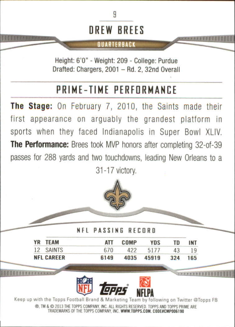 Drew Brees cards (2002-2022) Saints Chargers Purdue - You Choose - Picture 126 of 179