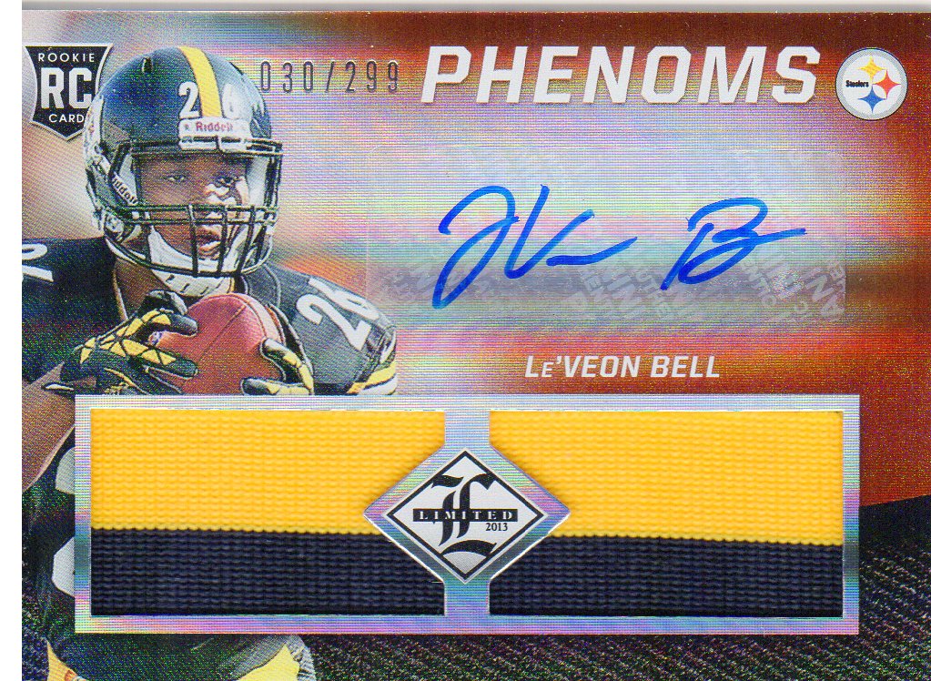 2013 Limited #221 Le'Veon Bell JSY AU/299 RC