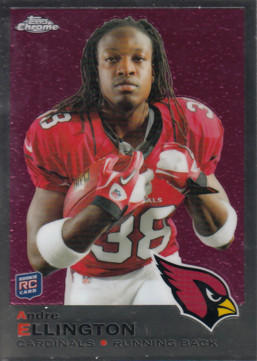 Andre Ellington Autographed Trading Cards, Signed Andre Ellington