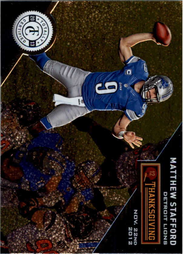 2013 Totally Certified #54 Matthew Stafford TH