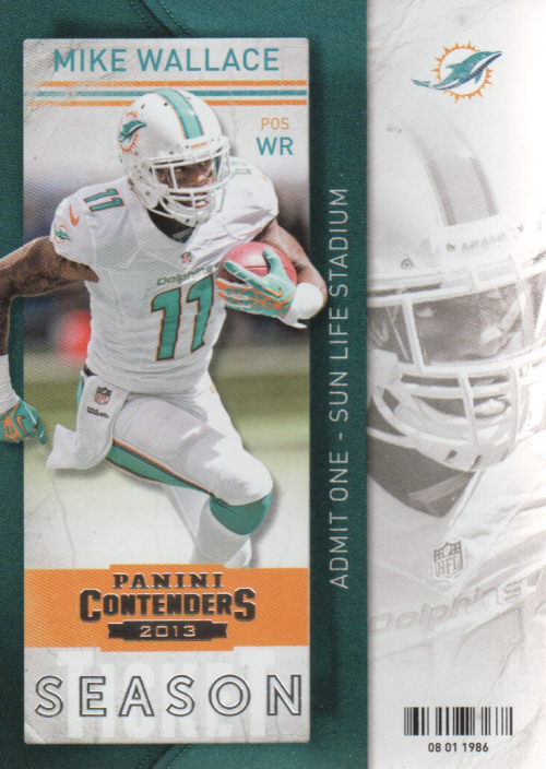 2013 Panini Contenders #41 Mike Wallace