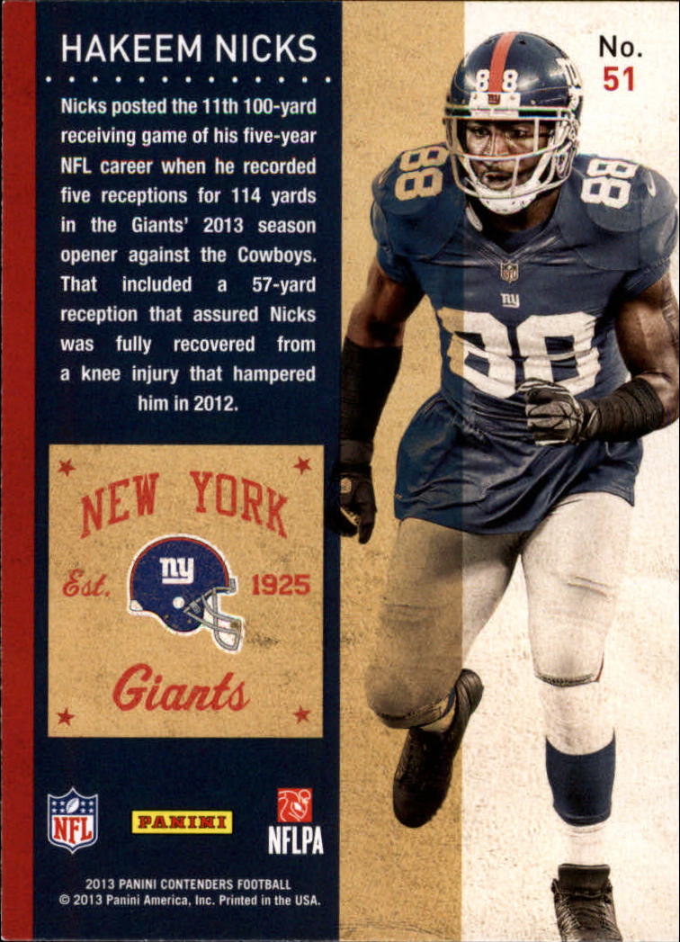 A7320- 2013 Panini Contenders Fb #S 1-160 + Rookies -du Pick- 15 + Free US - Bild 103 von 211