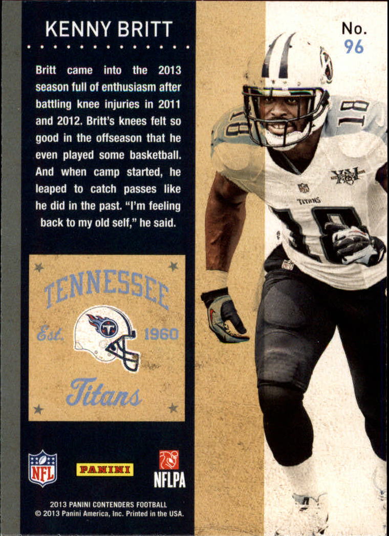 A7320- 2013 Panini Contenders Fb #S 1-160 + Rookies -du Pick- 15 + Free US - Bild 193 von 211