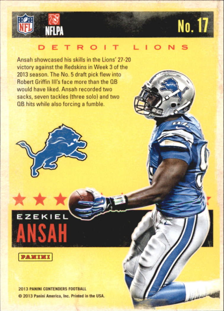 A7320- 2013 Panini Contenders Football Insert Cards -You Pick- 15+ FREE US SHIP - Picture 149 of 193