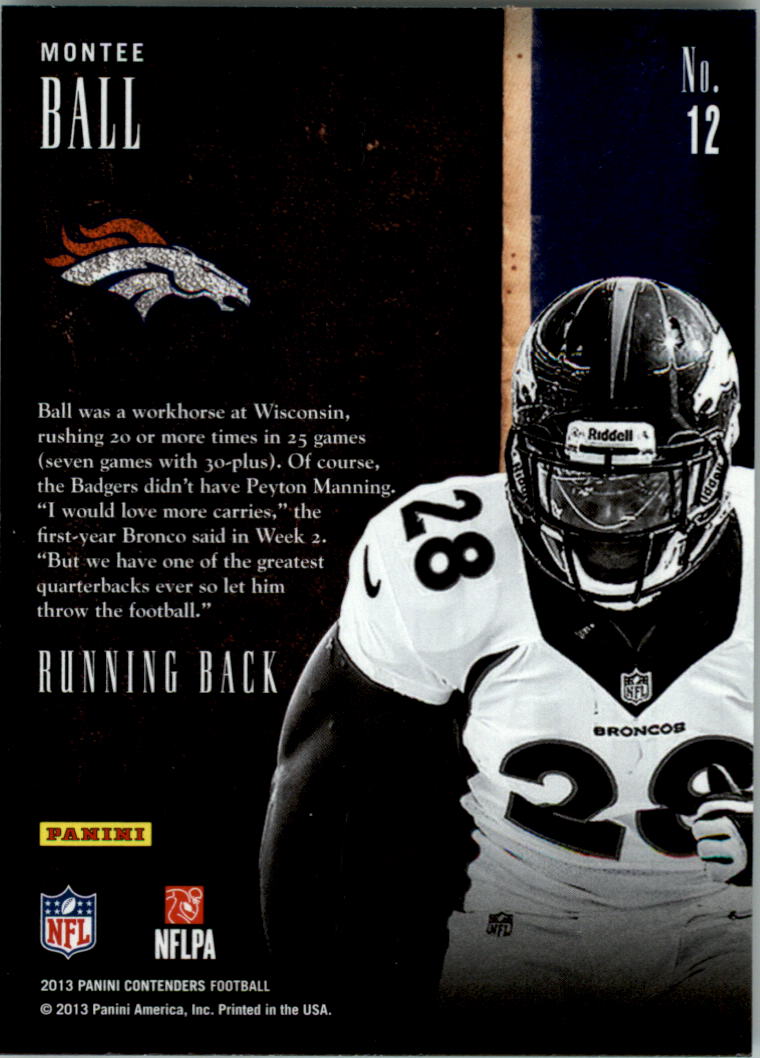 A7320- 2013 Panini Contenders Football Insert Cards -You Pick- 15+ FREE US SHIP - Picture 23 of 193