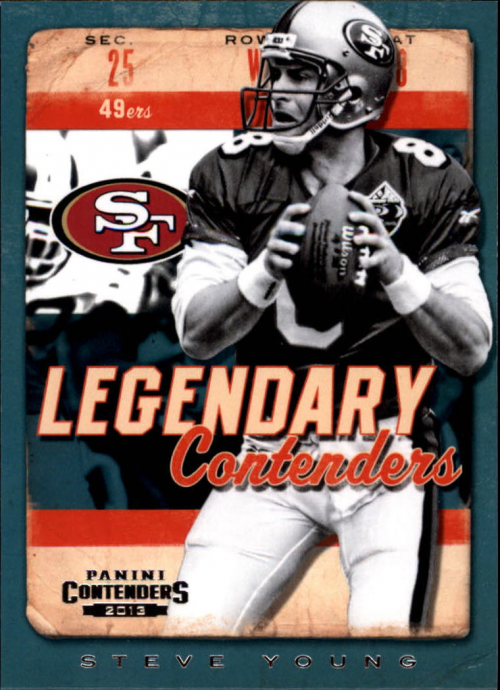 2013 Panini Contenders Legendary Contenders #9 Steve Young