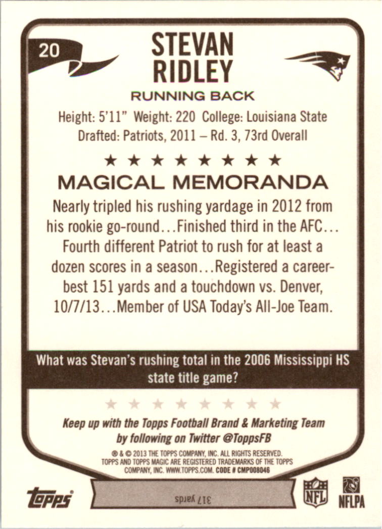 A6159- 2013 Topps Magic FB Card #s 1-207 +Rookies -You Pick- 15+ FREE US SHIP - Picture 39 of 347