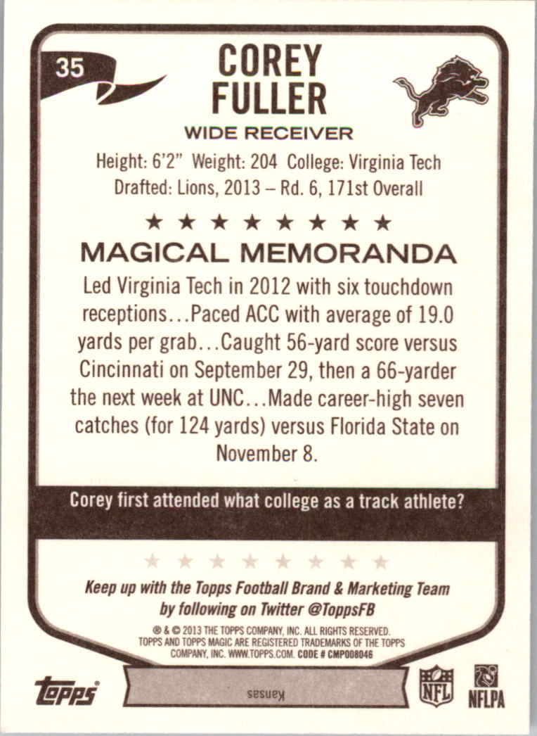 A6159- 2013 Topps Magic FB Card #s 1-207 +Rookies -You Pick- 15+ FREE US SHIP - Picture 61 of 347