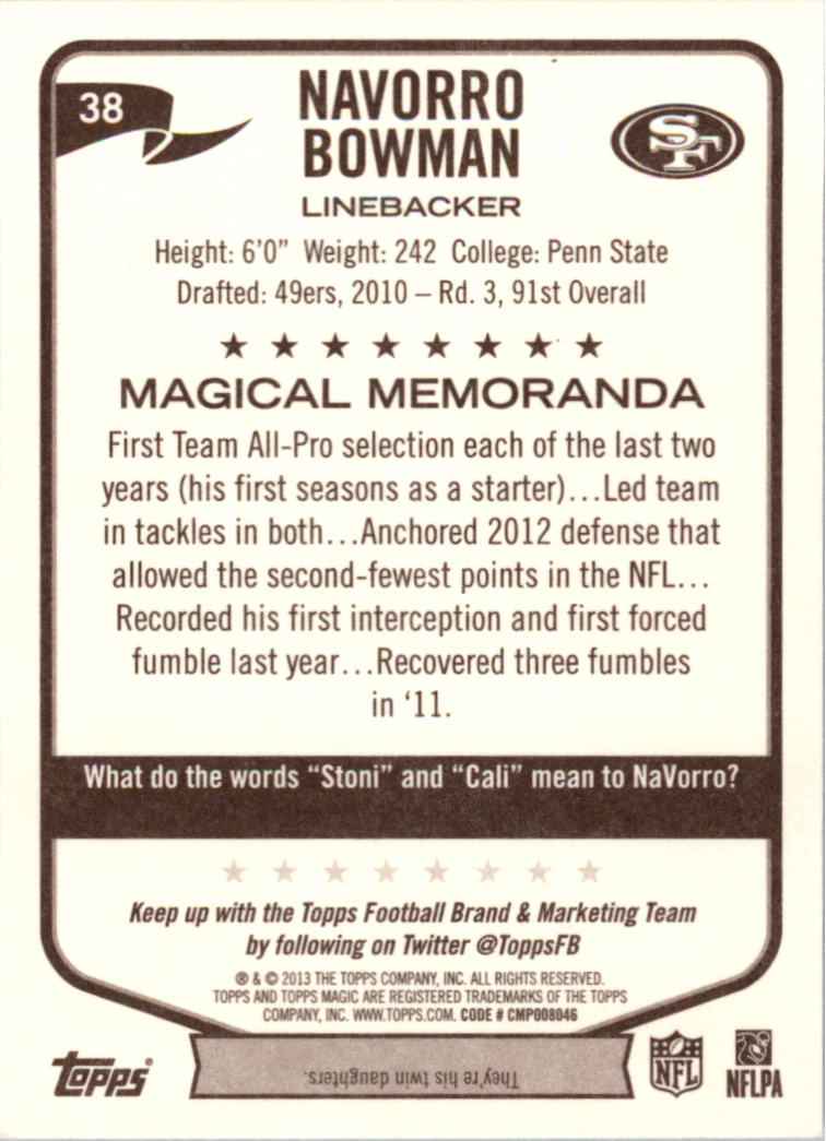 A6159- 2013 Topps Magic FB Card #s 1-207 +Rookies -You Pick- 15+ FREE US SHIP - Picture 65 of 347