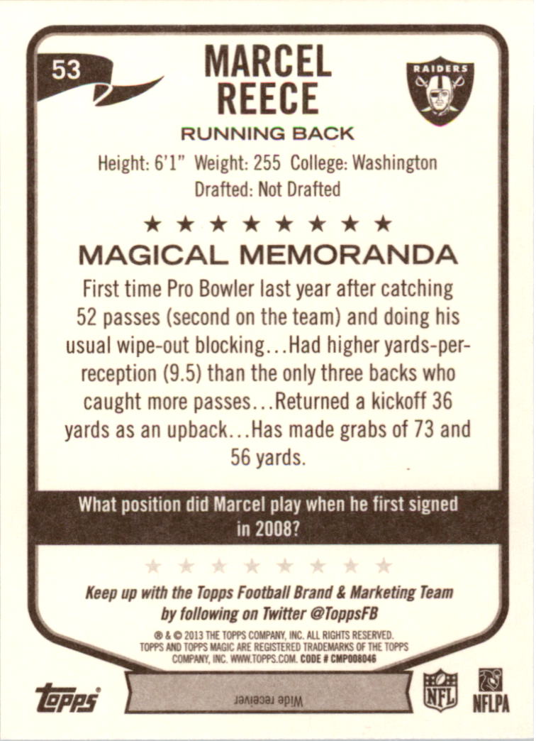 A6159- 2013 Topps Magic FB Card #s 1-207 +Rookies -You Pick- 15+ FREE US SHIP - Picture 93 of 347