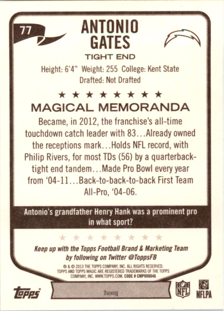 A6159- 2013 Topps Magic FB Card #s 1-207 +Rookies -You Pick- 15+ FREE US SHIP - Picture 133 of 347