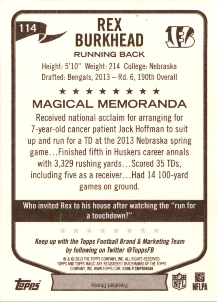 A6159- 2013 Topps Magic FB Card #s 1-207 +Rookies -You Pick- 15+ FREE US SHIP - Picture 191 of 347