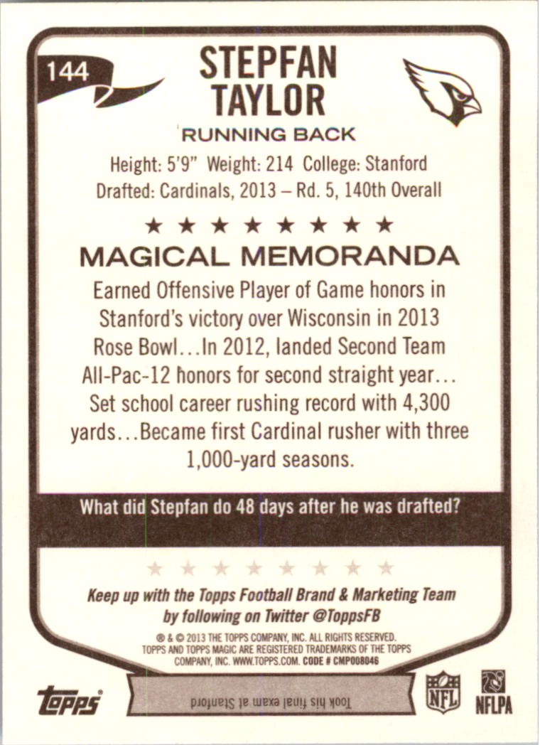 A6159- 2013 Topps Magic FB Card #s 1-207 +Rookies -You Pick- 15+ FREE US SHIP - Picture 237 of 347
