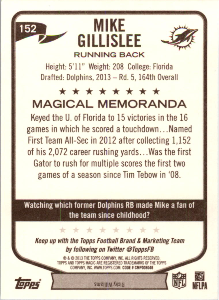A6159- 2013 Topps Magic FB Card #s 1-207 +Rookies -You Pick- 15+ FREE US SHIP - Picture 251 of 347