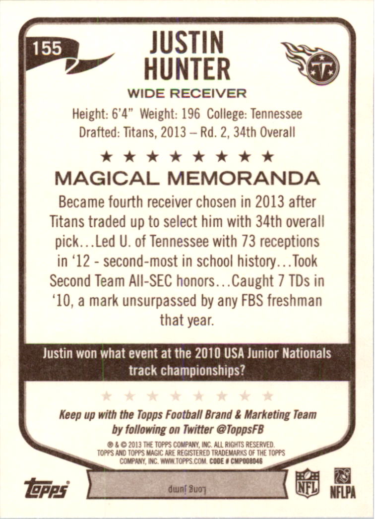 A6159- 2013 Topps Magic FB Card #s 1-207 +Rookies -You Pick- 15+ FREE US SHIP - Picture 255 of 347