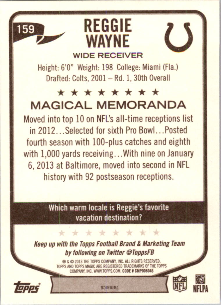 A6159- 2013 Topps Magic FB Card #s 1-207 +Rookies -You Pick- 15+ FREE US SHIP - Picture 261 of 347