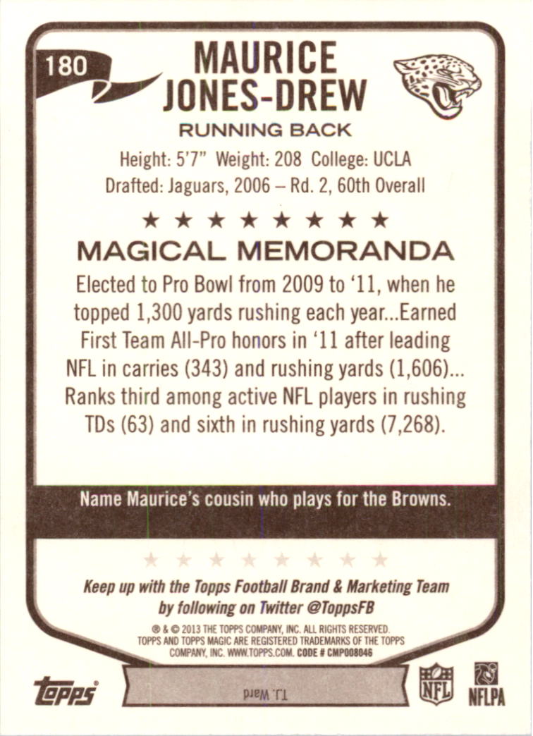 A6159- 2013 Topps Magic FB Card #s 1-207 +Rookies -You Pick- 15+ FREE US SHIP - Picture 297 of 347