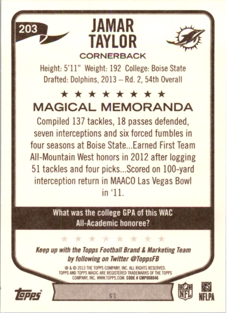A6159- 2013 Topps Magic FB Card #s 1-207 +Rookies -You Pick- 15+ FREE US SHIP - Picture 341 of 347